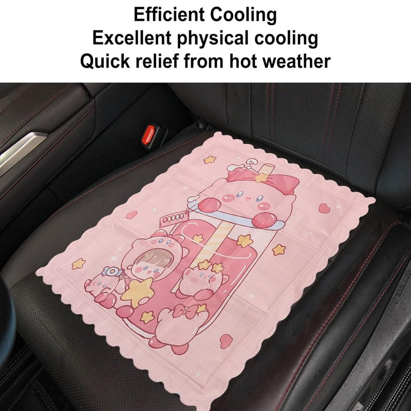 klarako Cooling Gel Seat Cushion,Cooling Mat for Summer,Reusable Soft Chair Pad for Car Office Home,Body Cooling Cushion for Adult - Image 2