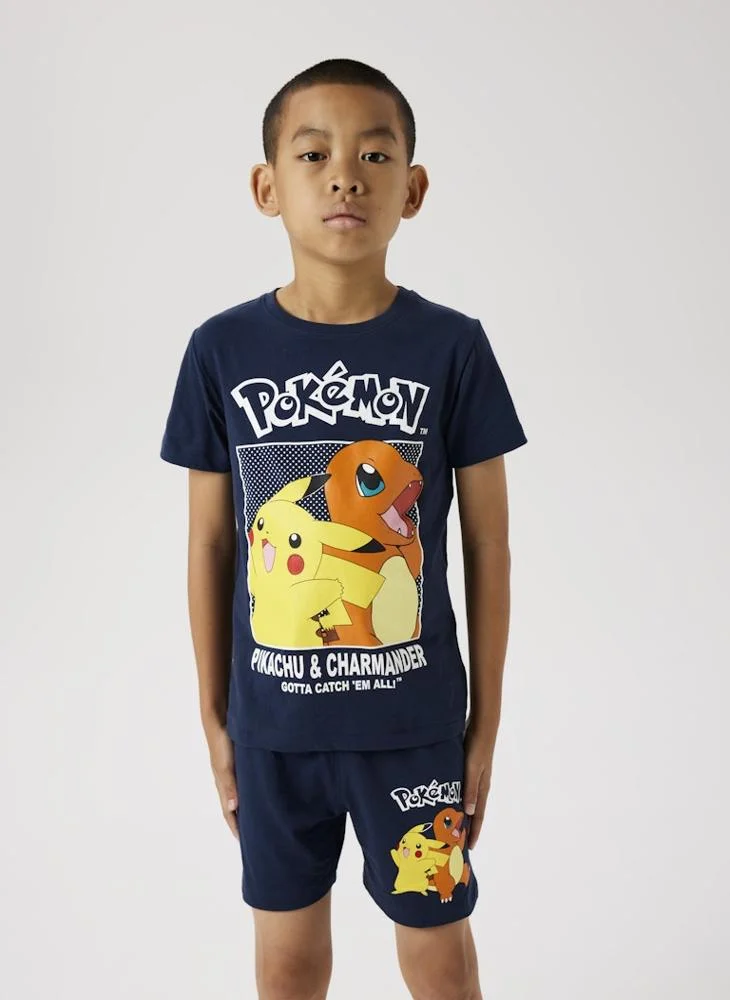 NAME IT Kids Pokemon Drawstring Shorts