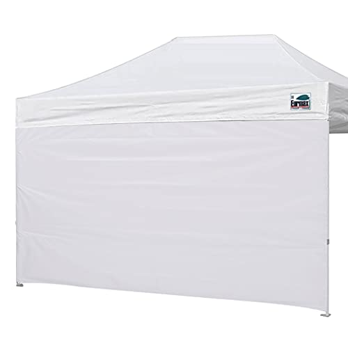 Eurmax USA 10x15 Pop Up Canopy SunWallUV Protection for TentsBlocks SunlightWindWater Resistant Side Wall OnlyEasy Hook Loop InstallationFit for 15FT Straight Leg SheltersGazeboWhite - Image 1