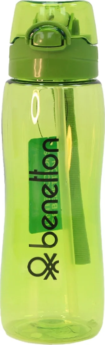 Benetton Flask Drinker, Locking Lid, No Odor, Tritan Healthy Drinker, New Model Green