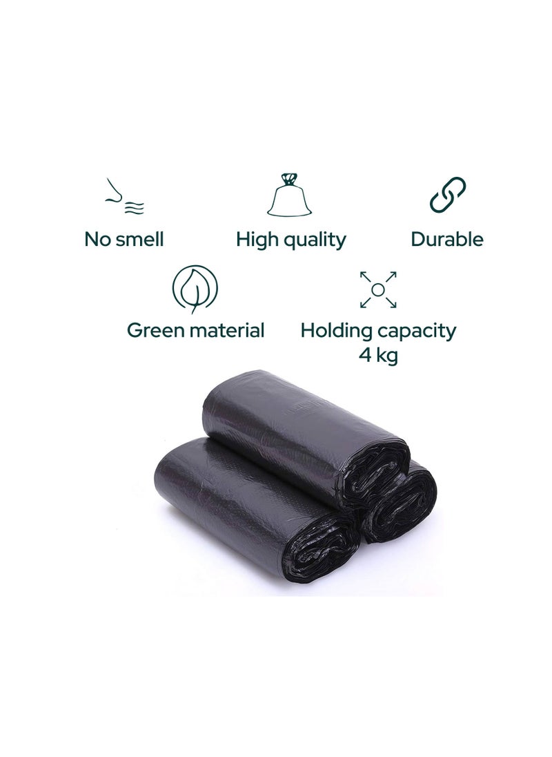 Nure Nure, Bio-Degradable Purity In Disposal Garbage Bag,10 Gallons , 30 Pcs, 54cmx60cm,Pack of 3  - Image 3