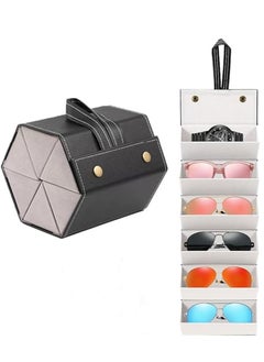 Sunglasses Organizer Case,Sunglasses Travel Case,Glasses Organizer with 6 Slots,Travel Sunglasses Organizer(Black) - pzsku/Z6EEF35BA1CEF00EFA471Z/45/_/1731590733/89e302f4-8bc7-482c-bc40-95471e124ff7