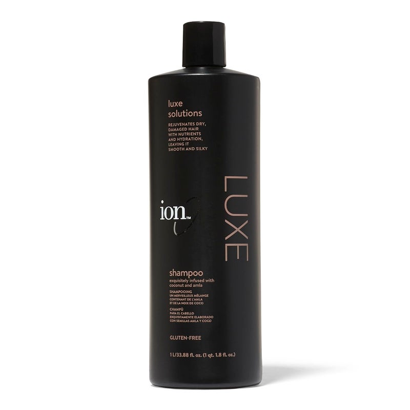 ion Luxe Shampoo, Hydrating, Premium Oil Blend, Strengthening, Dry, Damaged Hair - Image 1