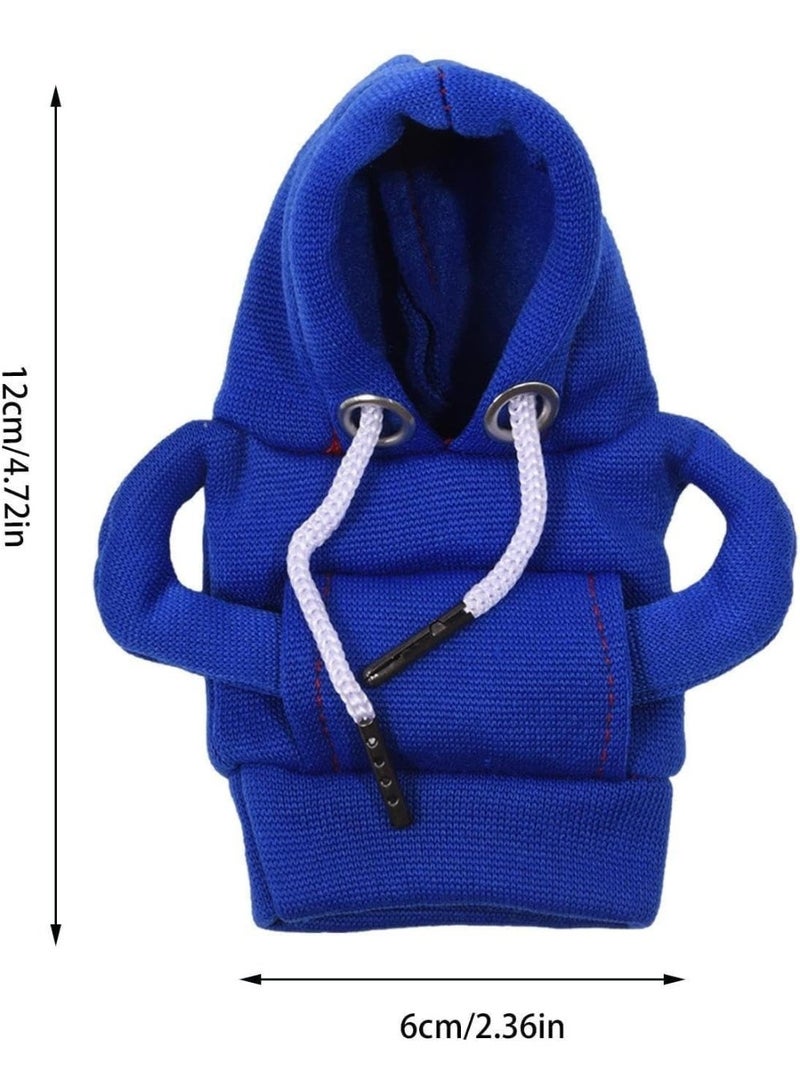 Wool Gear Shift Knob Cover T-Shirt Design – Blue - Image 1