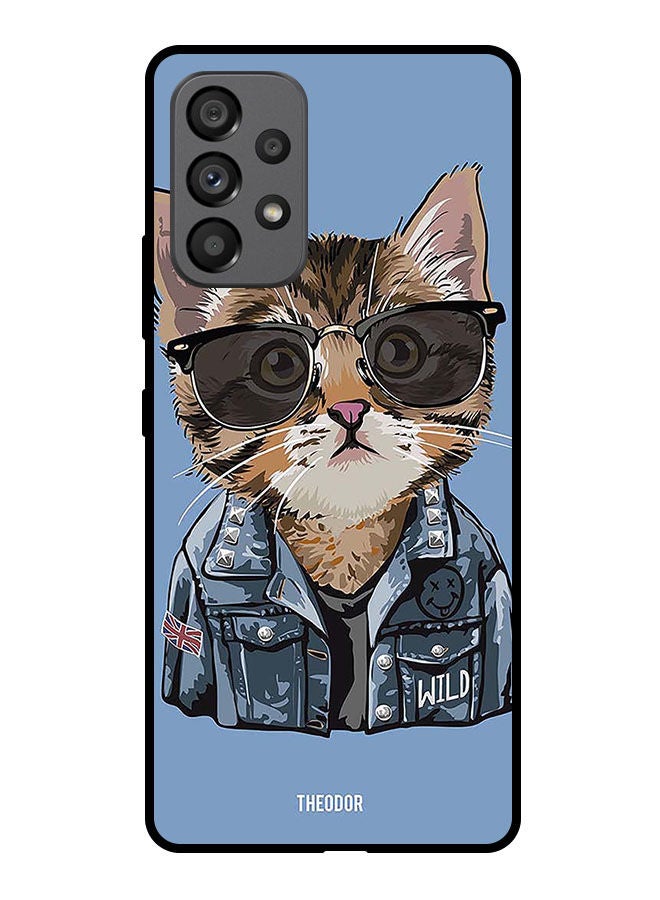 Theodor Protective Case Cover For Samsung Galaxy A53 5G   Swag Cat - Image 1
