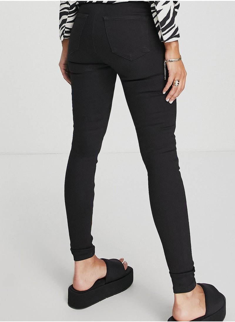 TOPSHOP High Waist Skinny Jeans  - Image 2