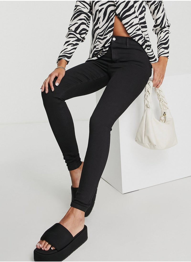 TOPSHOP High Waist Skinny Jeans  - Image 4