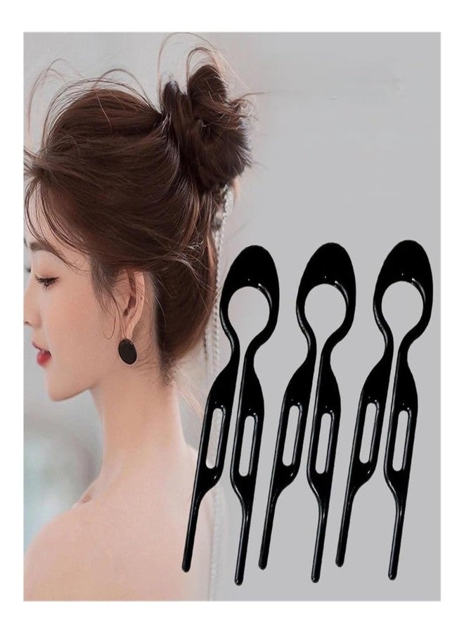 مجموعة دبابيس شعر فرنسية مكونة من 9 قطع، دبابيس شعر على شكل كعكة، دبابيس شعر نسائية غير لامعة - Image 3