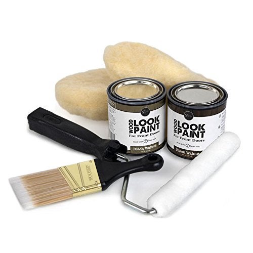 Giani Wood Look Paint Kit for Front & Interior Doors (Black Walnut) - Image 3