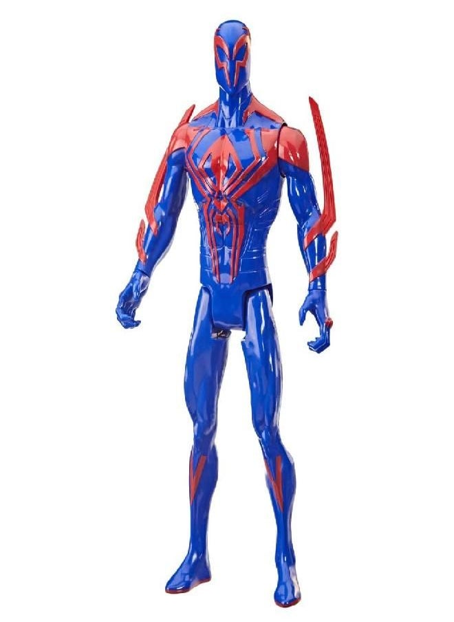 Spider-Man - Spider-Man Marvel Across The Spider-Verse Titan Hero Series 2099 Toy, 12-Inch-Scale Deluxe Figure, Toys for Kids Ages 4 and Up - Image 1