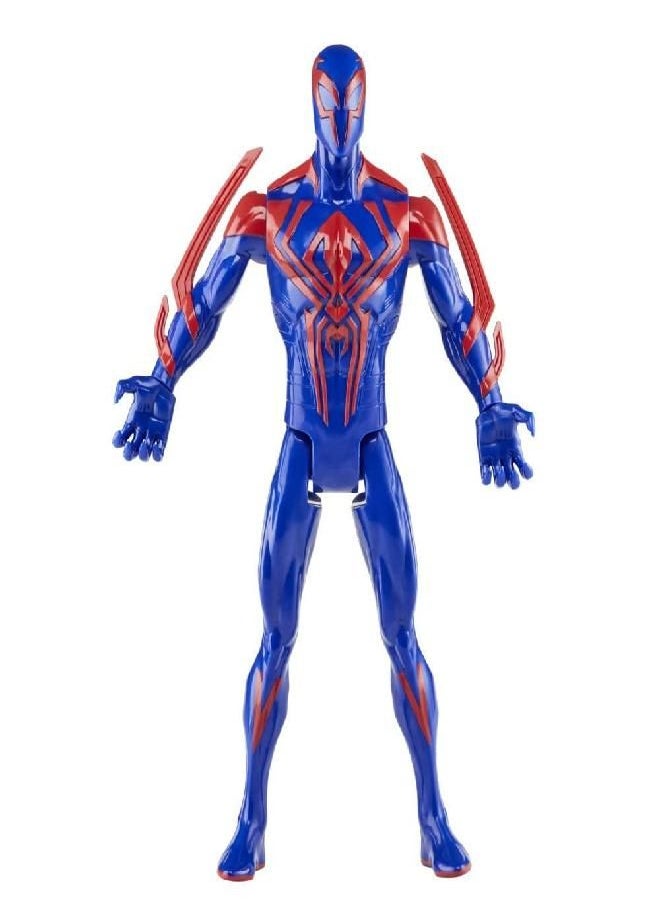 Spider-Man - Spider-Man Marvel Across The Spider-Verse Titan Hero Series 2099 Toy, 12-Inch-Scale Deluxe Figure, Toys for Kids Ages 4 and Up - Image 1