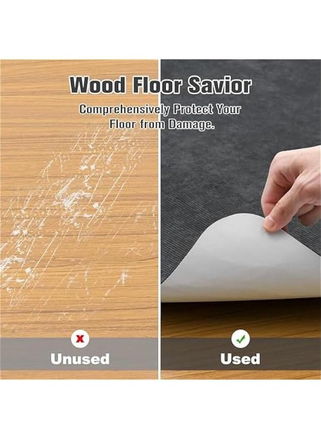 TRASSLE Office Chair Mat for Rolling Chairs Large Anti-Slip-Recyclable Material Computer Chair Mat Rug for Office/Home  - Image 5