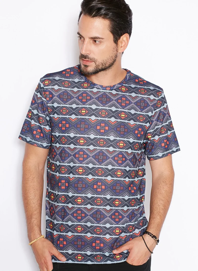 TOPMAN Fuji Navajo T-Shirt