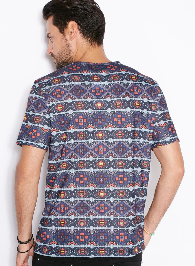 TOPMAN Fuji Navajo T-Shirt