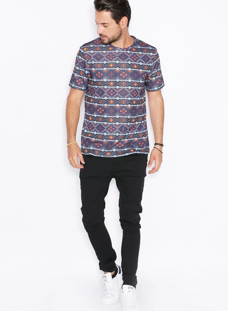 TOPMAN Fuji Navajo T-Shirt