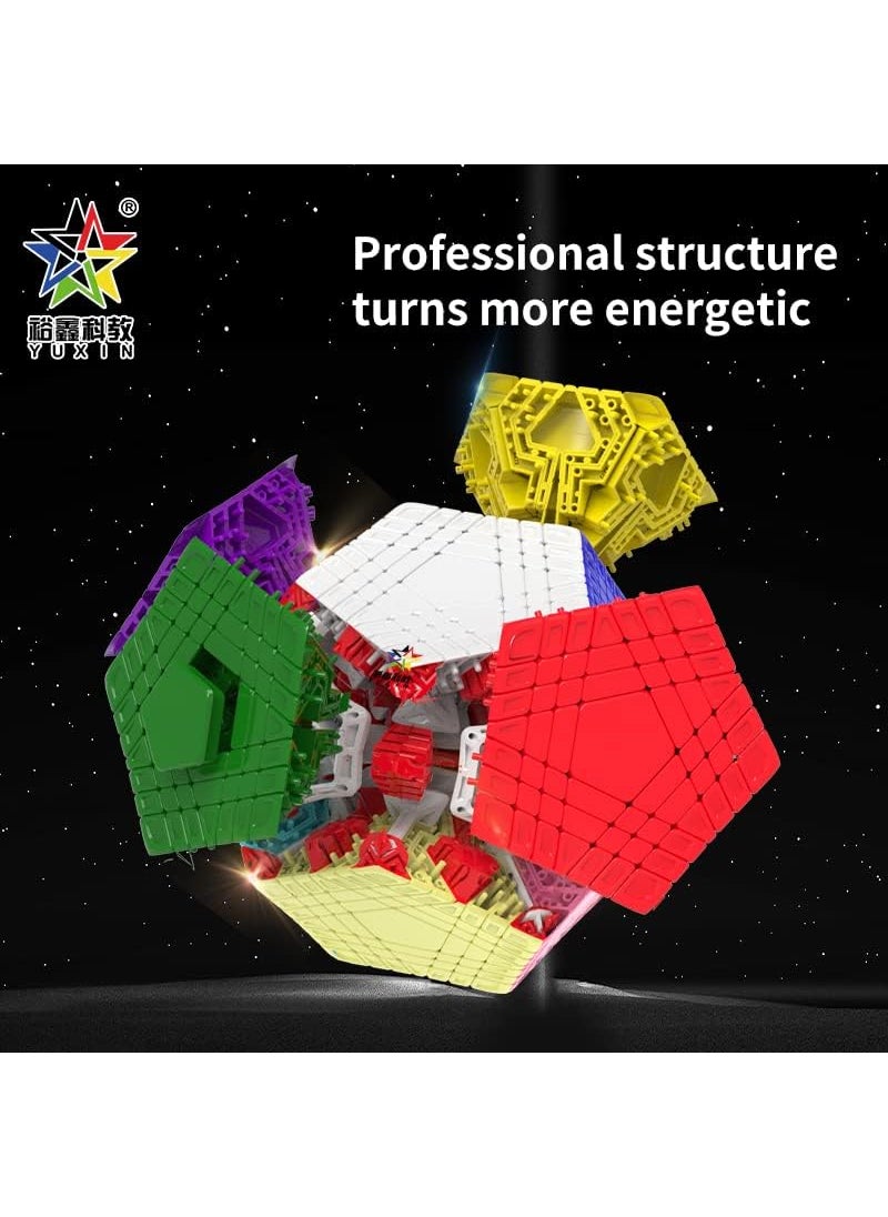 CuberSpeed Yuxin Teraminx stickerless Magic Cube 7x7x7 12Sided Puzzle Terminx Puzzle Gigaminx 7x7 Megaminx Speed Cube