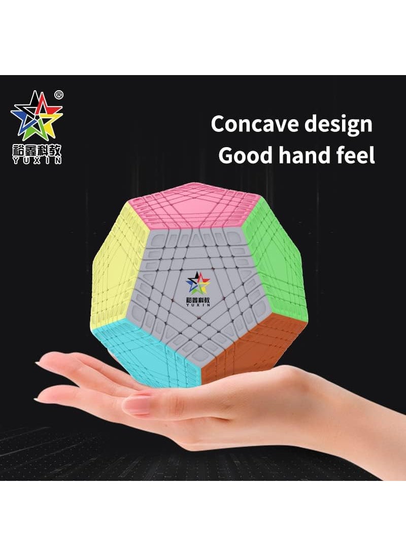 CuberSpeed Yuxin Teraminx stickerless Magic Cube 7x7x7 12Sided Puzzle Terminx Puzzle Gigaminx 7x7 Megaminx Speed Cube