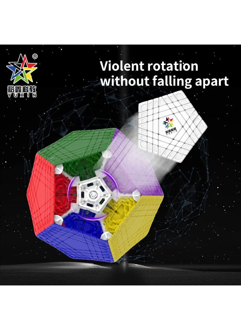 CuberSpeed Yuxin Teraminx stickerless Magic Cube 7x7x7 12Sided Puzzle Terminx Puzzle Gigaminx 7x7 Megaminx Speed Cube
