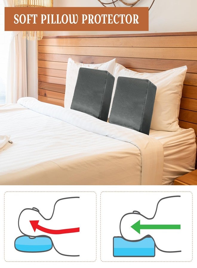 Breling 2 Pcs 12"x12"x5.5" Satin Pillowcase for Cube Shape Pillow Silky Pillow Cover with Hidden Zip Smooth Pillow Cases Bulk Pillow Case Cover with Zipper, Only Pillowcase (Black) - Image 5