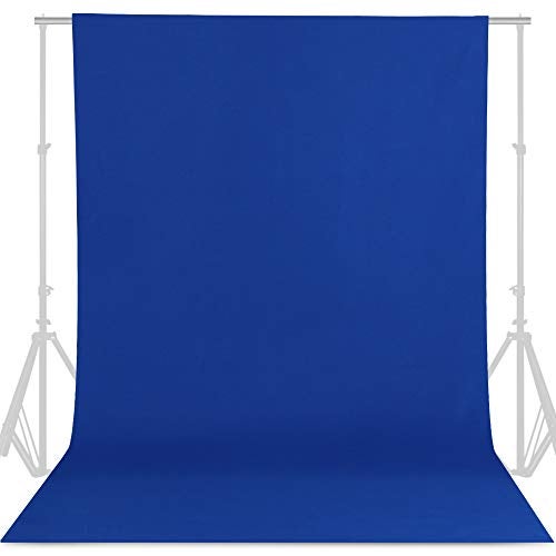 GFCC 6FT x 10FT Royal Blue Backdrop Background Blue Photo Background Photography Backdrop for Photoshoot Screen for Video Recording Picture - Image 1