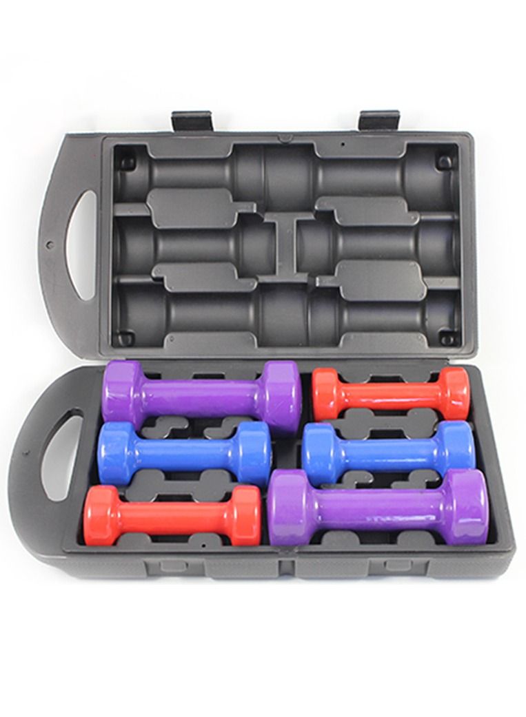 طقم دامبلز 6 قطع عالي الجودة 10كجم - Image 2