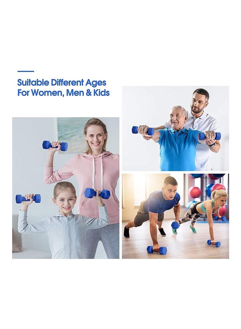 طقم دامبلز 6 قطع عالي الجودة 10كجم - Image 3