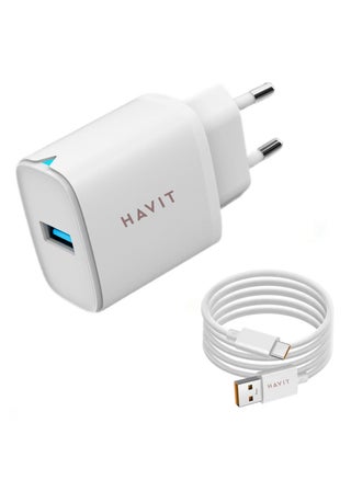 Havit Wall charger 22.5Watt St922 output 22.5 Watt, Support VOOC; Compatible with Oppo, Realme One Plus, with Type A to USB C VOOC Cable - pzsku/Z6EEFE41CB42DF82ED093Z/45/_/1730117856/3276a2fd-aa1b-4549-9208-ef6597cef405