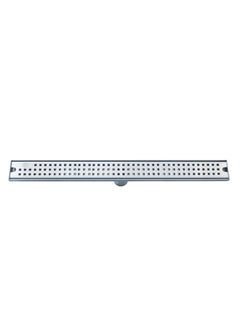 milano Florence Long Floor Drain Stainless Steel Rectangular Valves And Floor Drains For Bathroom L 70 X W 7 X H 9 Cm Chrome  - Image 2