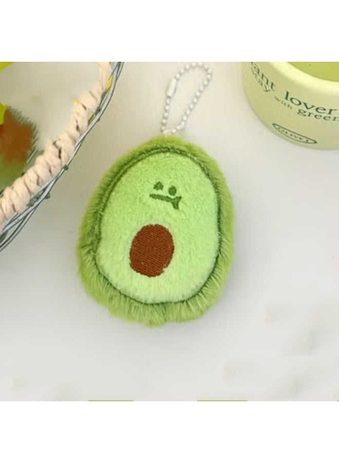 KAIRAY Autumn/Winter Hearth Tea Ceremony Plush Toy Backpack Keychain Decorative Pendant Doll Ornament (Avocado Doll) & Autumn/Winter Hearth Tea Ceremony Plush Toy Backpack Keychain Decorative Pendant Doll Ornament (Banana Doll Pendant) Bundle - Image 2