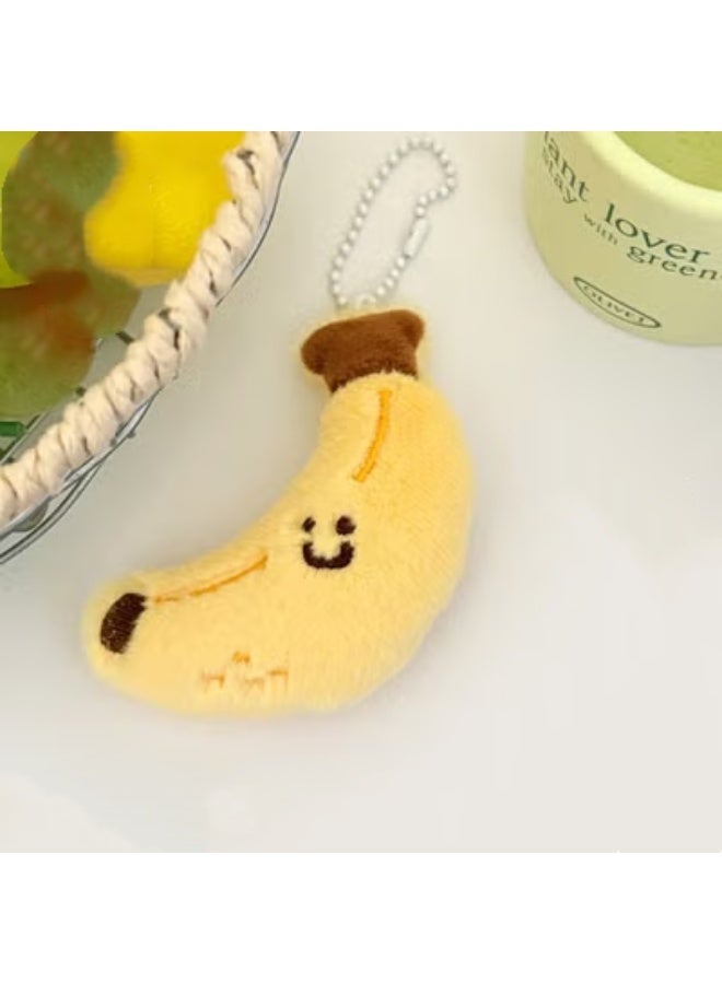 KAIRAY Autumn/Winter Hearth Tea Ceremony Plush Toy Backpack Keychain Decorative Pendant Doll Ornament (Avocado Doll) & Autumn/Winter Hearth Tea Ceremony Plush Toy Backpack Keychain Decorative Pendant Doll Ornament (Banana Doll Pendant) Bundle - Image 3