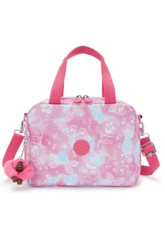 kipling Miyo Insulated Medium Kids School Lunch Bag with Trolley Sleeve Garden Clouds  - Image 1