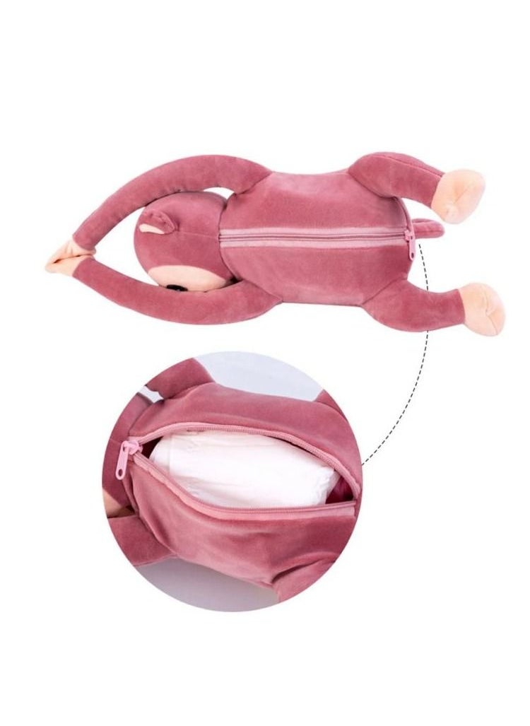 SFMW - Car Hanging Tissue Box with Monkey Design - Image 1