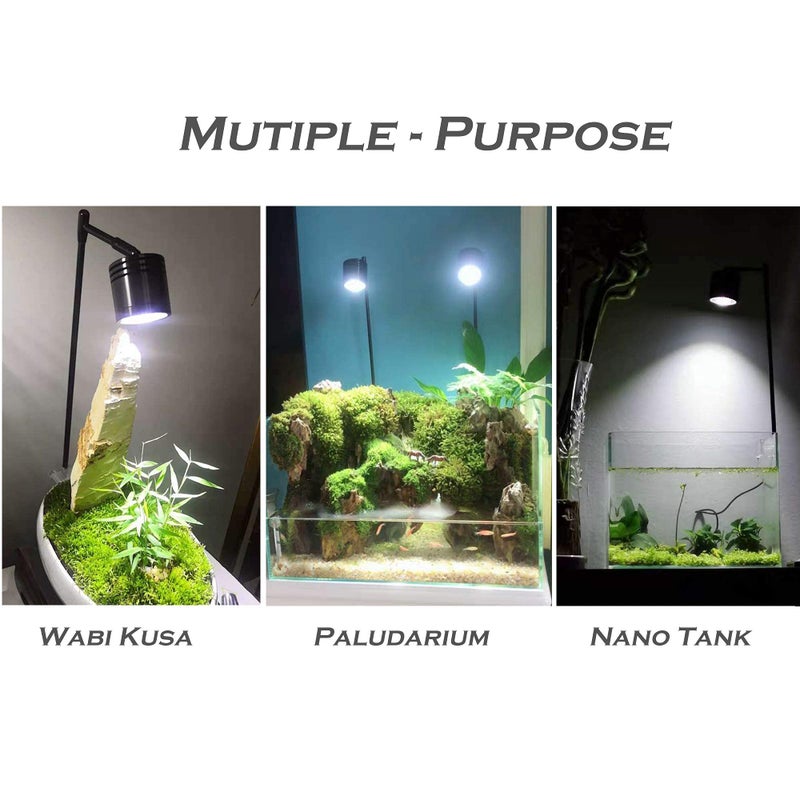 Hiro Aquatics LED Aquarium Light, Full Spectrum COB LED Spotlight for Planted Aquariums, Small/Nano Tanks, Wabikusa, Terrarium, Paludarium - Image 4