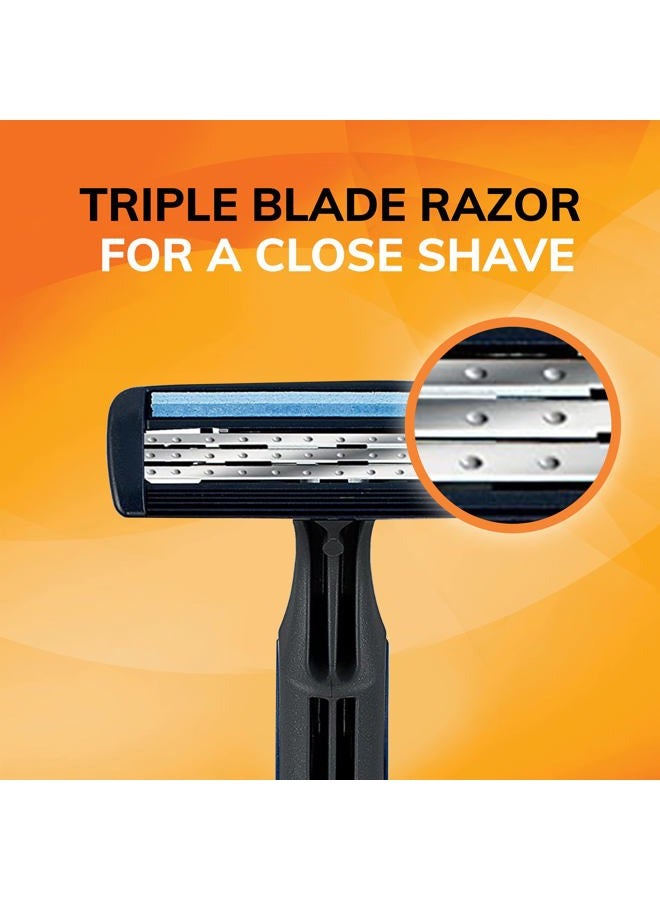 Bic Comfort 3 Disposable Razors, Long-Lasting 3-Blade Razors for Men, Perfect razors Designed for Smooth and Comfortable Shave, 24-Count - Image 5