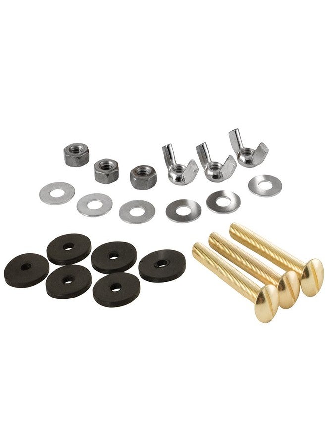 Plumb Craft PlumbCraft 34-piece Complete Toilet Repair Kit 7029000, All Needed Parts for Toilet Flusher Replacement Kit, Toilet Fill Valve Replacement Kit, and Tank-to-Bowl Bolt-and-Gasket Kit for Standard Toilet - Image 4
