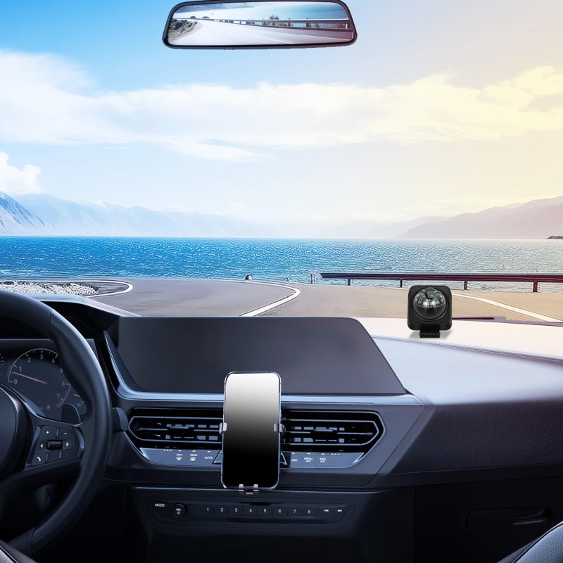 Adjustable Car Dashboard Compass Ball 2 Pack for Truck Marine Boat Navigation - Image 5