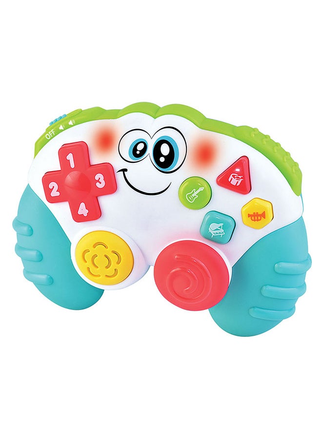 Happy Kids Little Learners My First Game Controller - Shapes, Numbers, Light And Sound, Bilingual, 12m+  - Image 2
