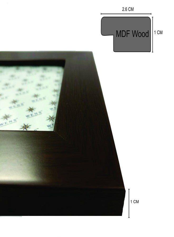 WENS 4-Picture MDF Photo Frame (13.5 inch x 13.5 inch, Brown, WSF-4056) - Image 4