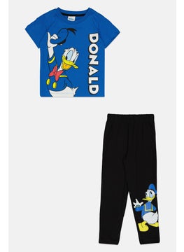 Toddlers Boy 2 Pieces Donald Duck Pajama Set, Multicolor