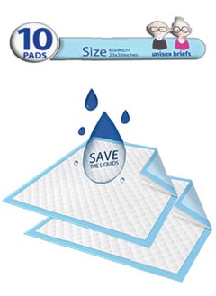 Life 2 Pack Life Super Absorbent Disposable Sanitary Incontinence Bed Mattress Set Waterproof for Mattresses, Sofas and Chairs for Kids, Adults, Elderly and Pets, Consists of 10 Mattresses, Size 60x90cm  - Image 2