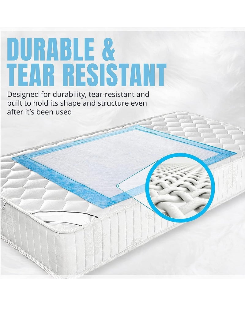 Life 2 Pack Life Super Absorbent Disposable Sanitary Incontinence Bed Mattress Set Waterproof for Mattresses, Sofas and Chairs for Kids, Adults, Elderly and Pets, Consists of 10 Mattresses, Size 60x90cm  - Image 4