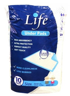 Life 2 Pack Life Super Absorbent Disposable Sanitary Incontinence Bed Mattress Set Waterproof for Mattresses, Sofas and Chairs for Kids, Adults, Elderly and Pets, Consists of 10 Mattresses, Size 60x90cm  - Image 5