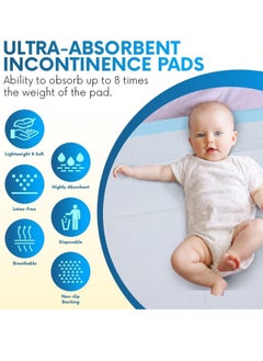 Life 2 Pack Life Super Absorbent Disposable Sanitary Incontinence Bed Mattress Set Waterproof for Mattresses, Sofas and Chairs for Kids, Adults, Elderly and Pets, Consists of 10 Mattresses, Size 60x90cm  - Image 3