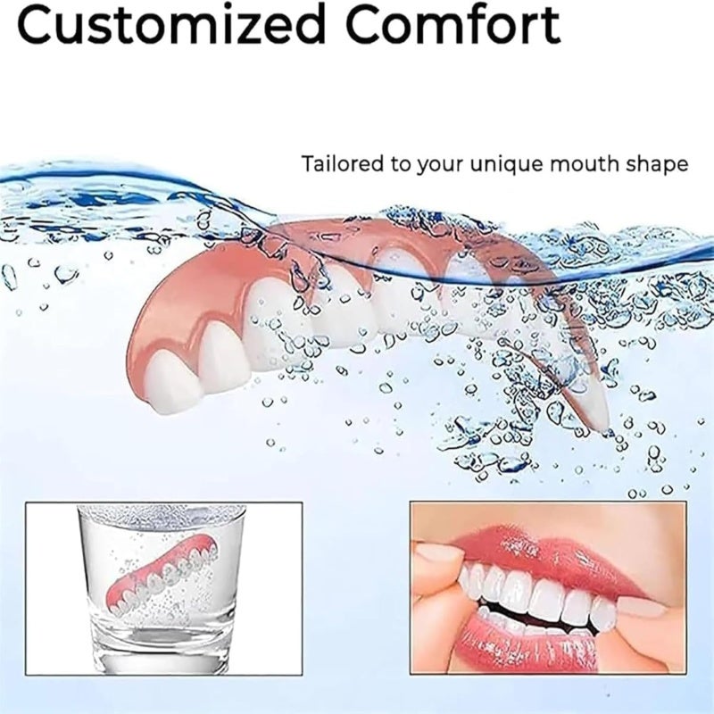 Denture Adhesive Cushion Soft Silicone Blue Denture Liner - Natural Looking Secure Fit for All-Day Dental Comfort - Image 5