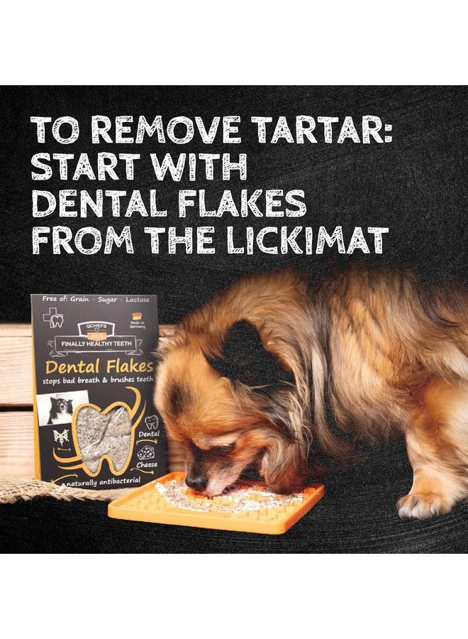 كشيفس رقائق الأسنان QCHEFS للكلاب - إمدادات لمدة شهر واحد* - غطاء طعام - علاج لعق بعد تناول الطعام، وجبة خفيفة لصحة الفم مع الأحماض الأمينية. - Image 5