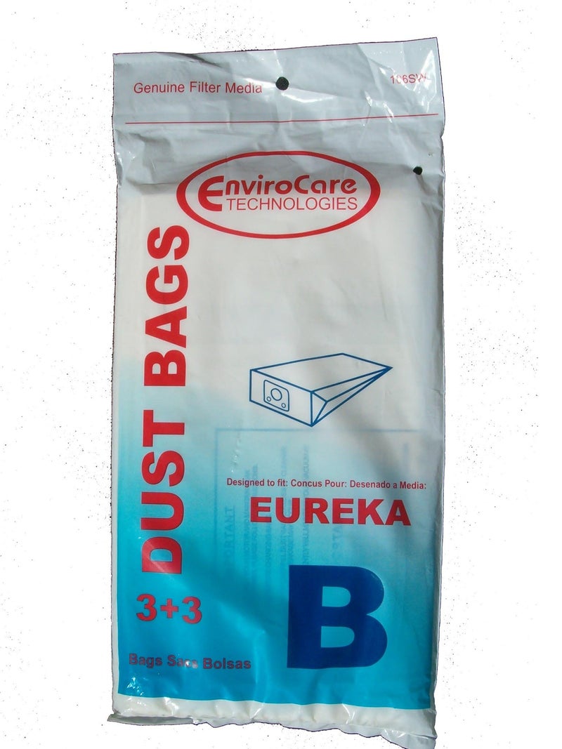 EnviroCare Replacement Vacuum Cleaner Dust Bags Designed to Fit Eureka Canisters Style BS 3 Bags