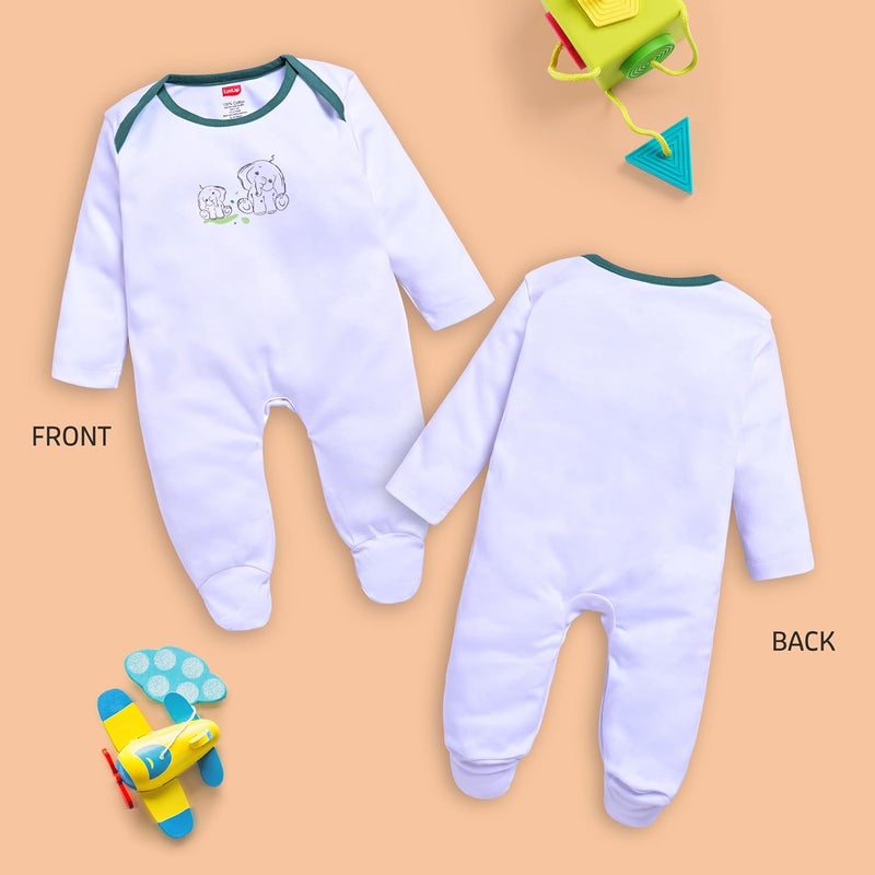 LuvLap Unisex Cotton Baby Full Sleeve Romper/Bodysuit - Multicolour, 3-6 Months - Image 3