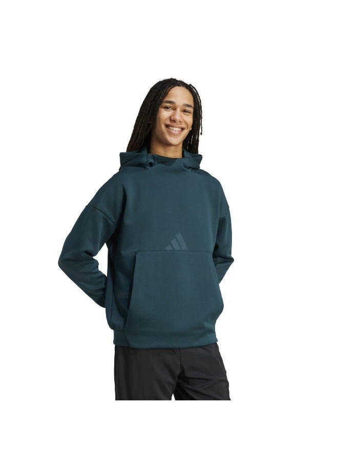 Adidas M Z.N.E. Hd Green Training Sweatshirts For Men XS - Image 4