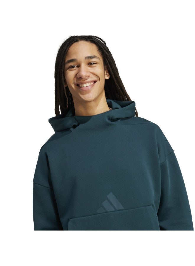 Adidas M Z.N.E. Hd Green Training Sweatshirts For Men XS - Image 5