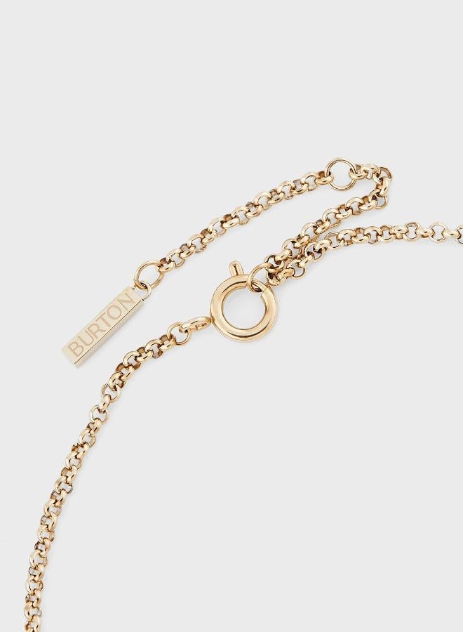 OLIVIA BURTON Lovers Knot Collection Pendant Necklace For Women In Yellow Gold - 24100221 - Image 2